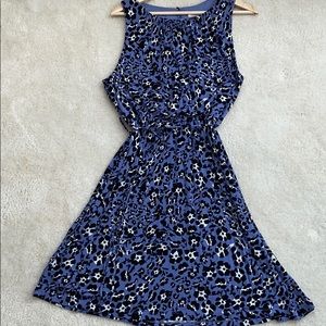 Purple & black dress